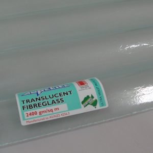 Industrial Fibreglass Profiled Sheeting - 2400 GSM