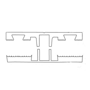 Lexan Thermoclear Aluminium Flexibar Natural Anodised - 7.0m