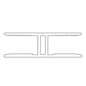 Lexan Thermoclear Aluminium H Bar 10mm Natural Anodised